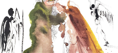 Salvador Dali, Composition (Michler/Lpsinger 1600; Field 69-3), Biblia Sacra, Lithograph