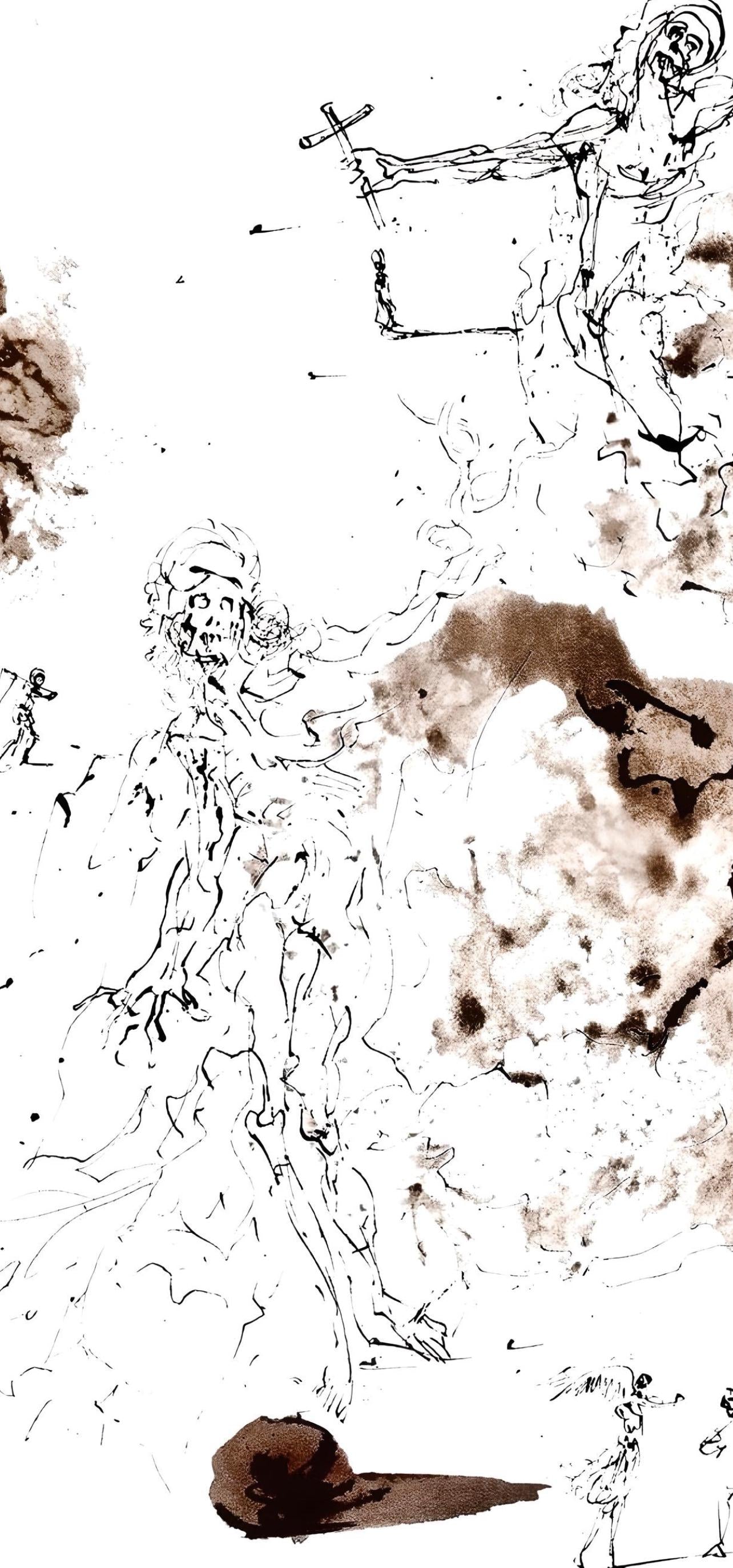 Salvador Dali, Composition (Michler/Lpsinger 1600; Field 69-3), Biblia Sacra, Lithograph