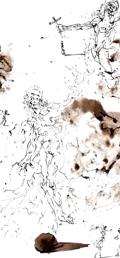 Salvador Dali, Composition (Michler/Lpsinger 1600; Field 69-3), Biblia Sacra, Lithograph