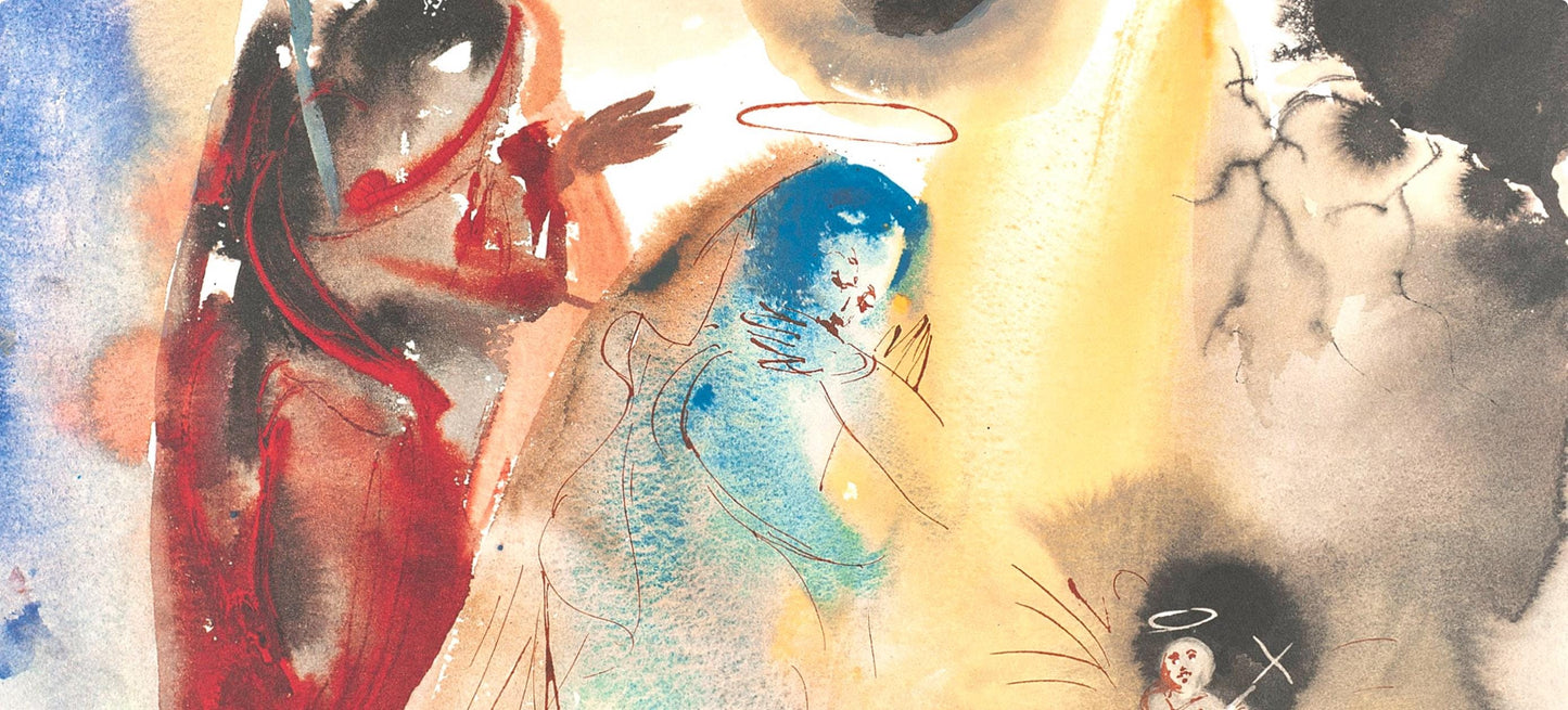 Salvador Dali, Composition (Michler/Lpsinger 1600; Field 69-3), Biblia Sacra, Lithograph