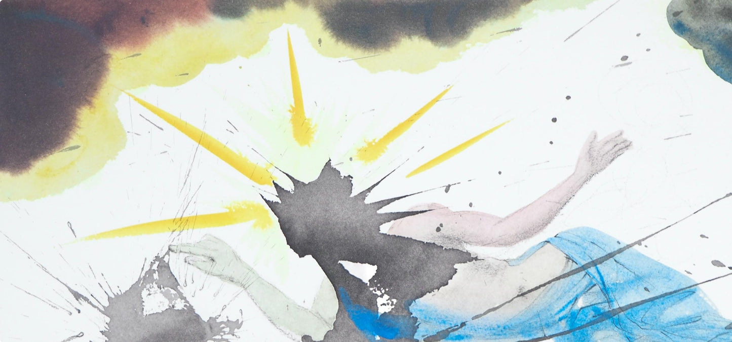 Salvador Dali, Composition (Michler/Lpsinger 1600; Field 69-3), Biblia Sacra, Lithograph
