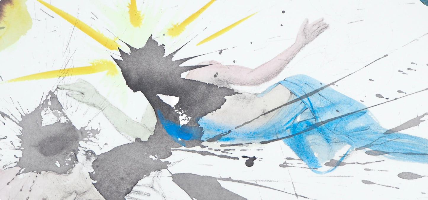 Salvador Dali, Composition (Michler/Lpsinger 1600; Field 69-3), Biblia Sacra, Lithograph