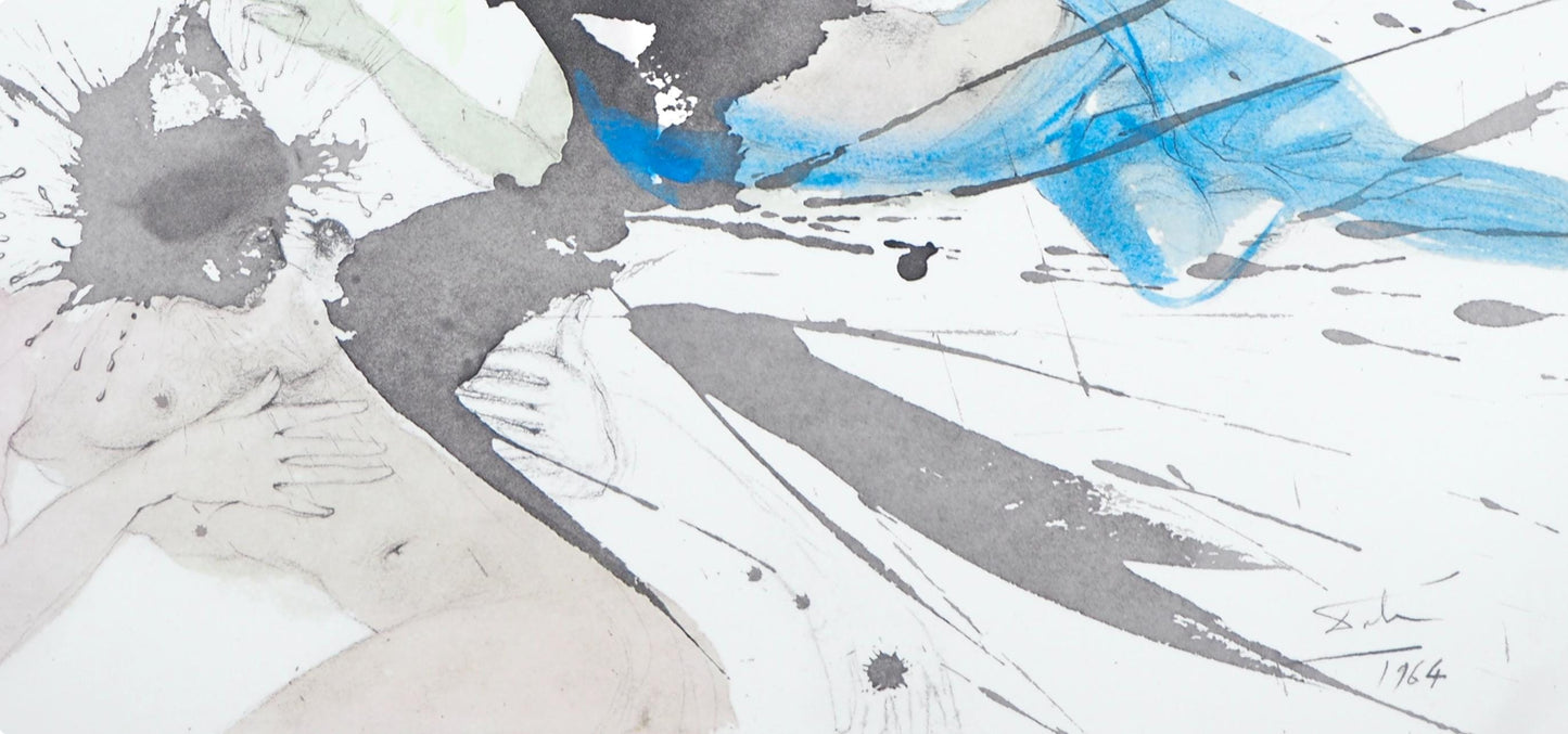 Salvador Dali, Composition (Michler/Lpsinger 1600; Field 69-3), Biblia Sacra, Lithograph