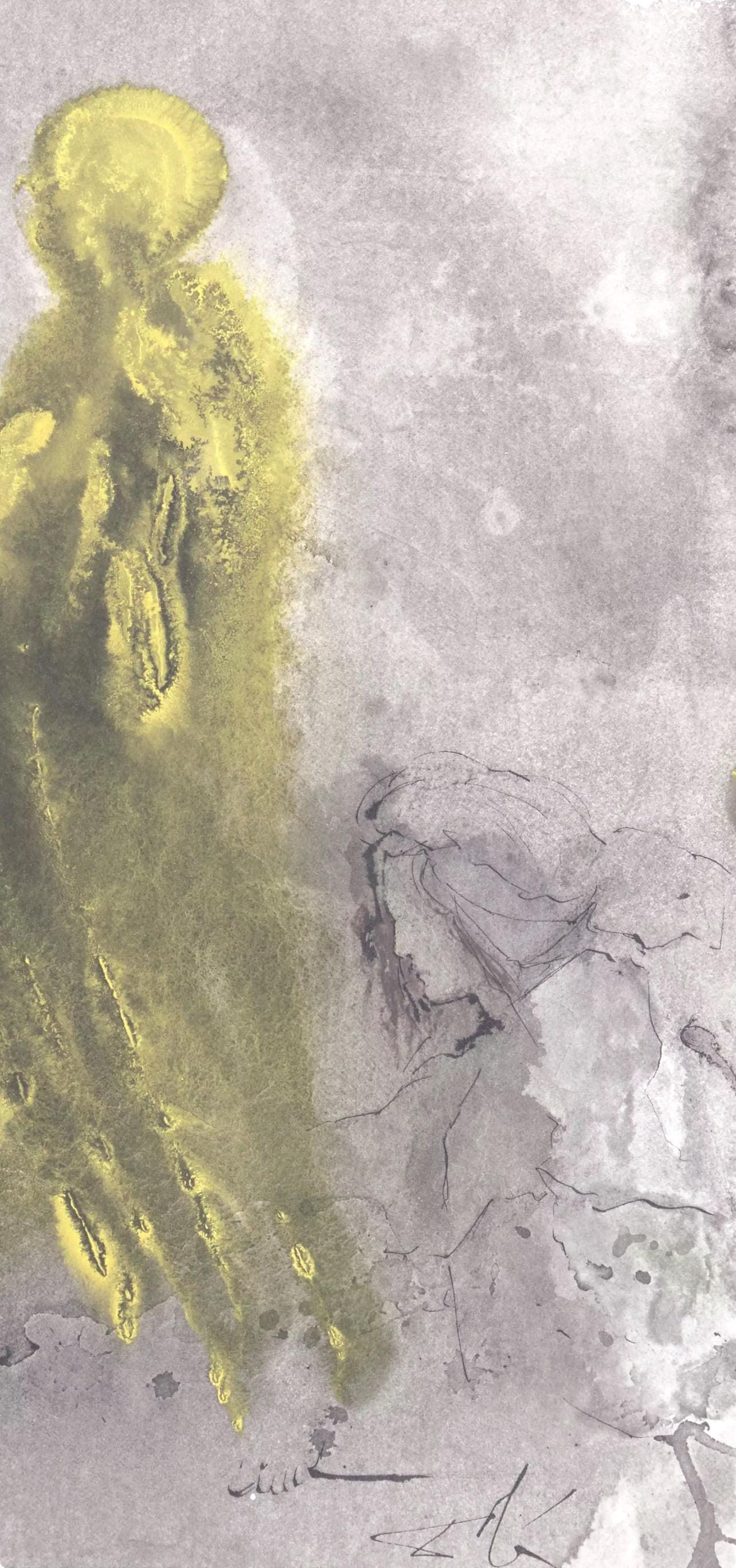 Salvador Dali, Composition (Michler/Lpsinger 1600; Field 69-3), Biblia Sacra, Lithograph