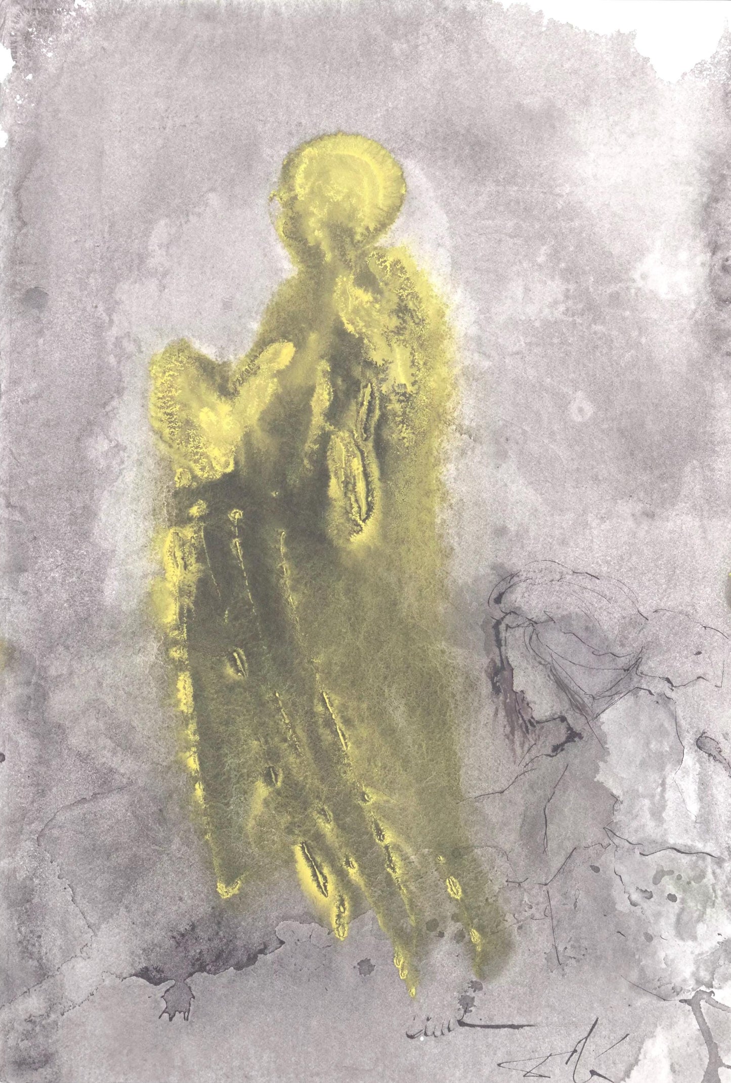 Salvador Dali, Composition (Michler/Lpsinger 1600; Field 69-3), Biblia Sacra, Lithograph