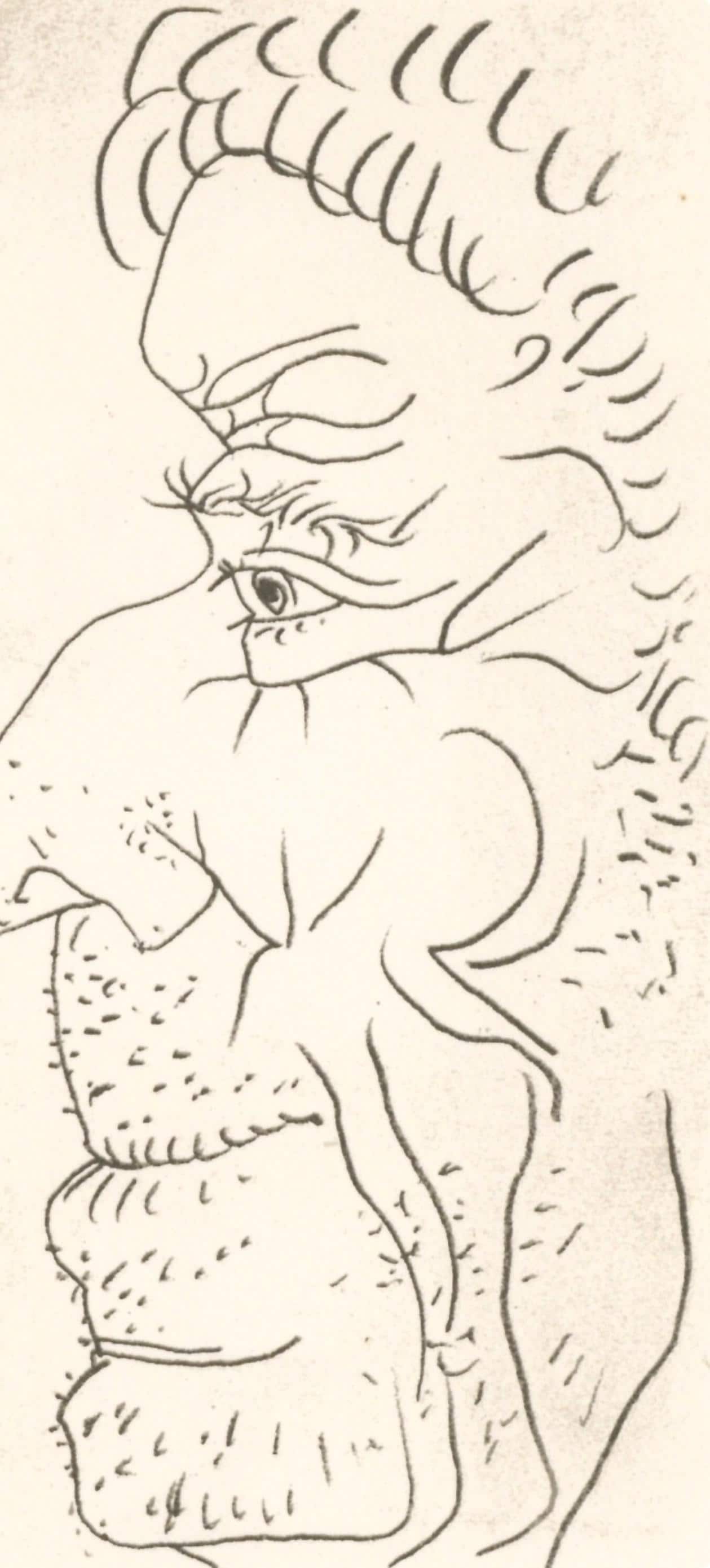 Pablo Picasso, 15.9.64. I (Cramer 148), Le Got Du Bonheur, Mixed Media Lithograph