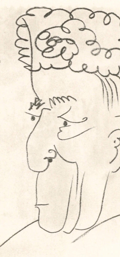 Pablo Picasso, 15.9.64. Iii (Cramer 148), Le Got Du Bonheur, Mixed Media Lithograph