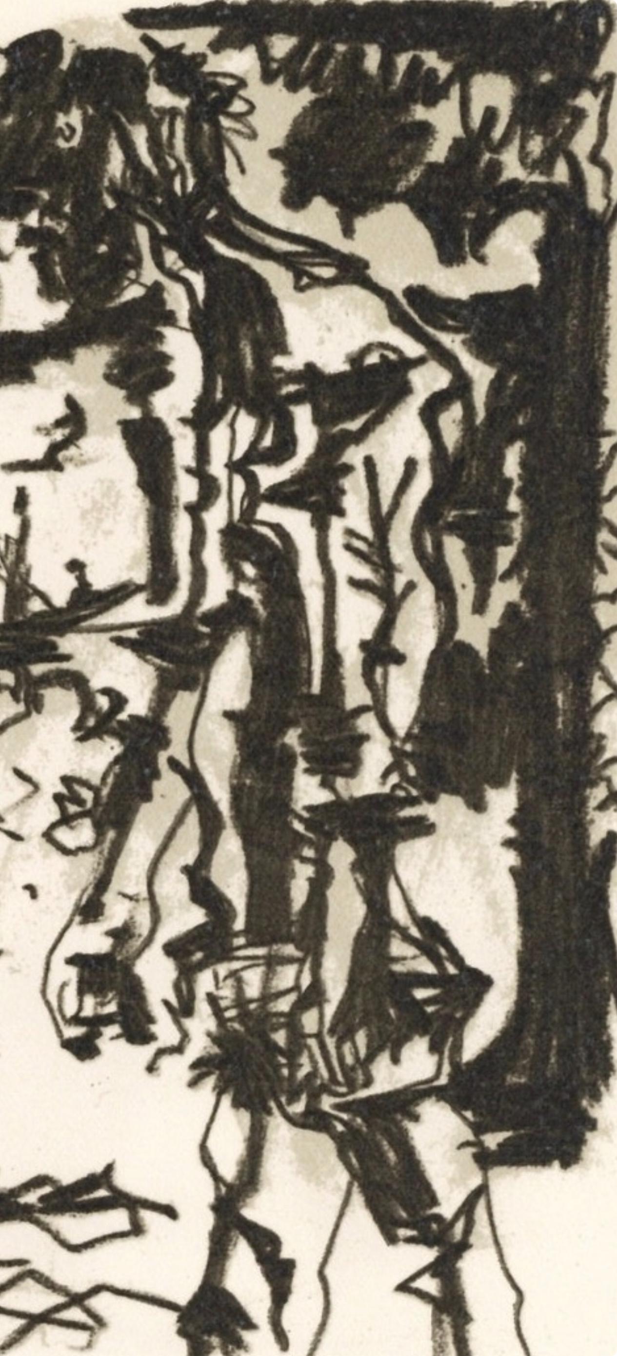 Pablo Picasso, 16.9.64. (Cramer 148), Le Got Du Bonheur, Mixed Media Lithograph