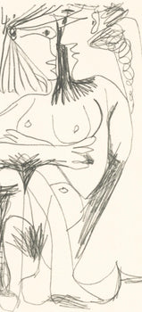 Pablo Picasso, Composition, Le Got Du Bonheur (Cramer 148; Bloch 2013), Mixed Media Lithograph