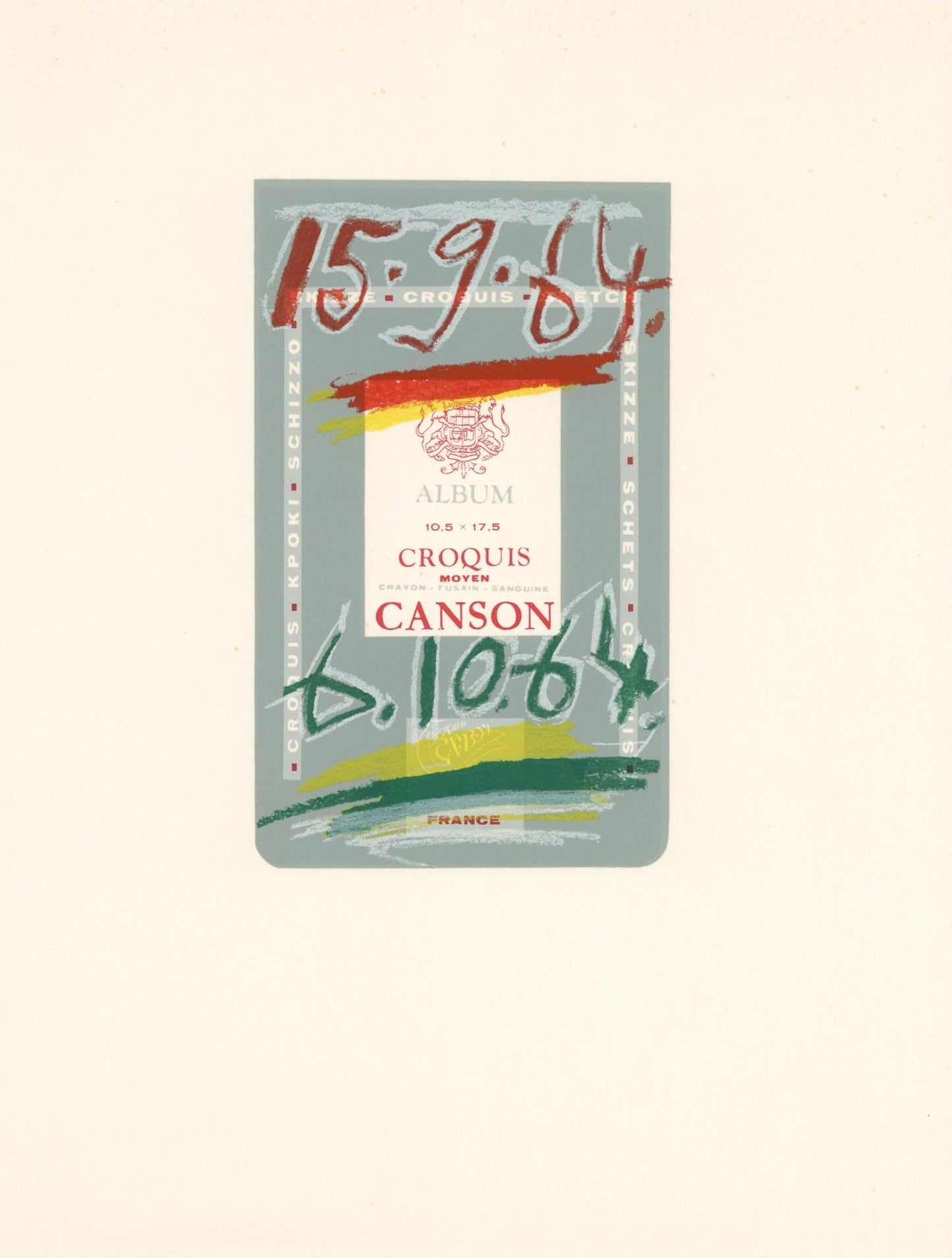 Pablo Picasso, 6.10.64. (Cramer 148), Le Got Du Bonheur, Mixed Media Lithograph