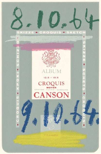 Pablo Picasso, 9.10.64. (Cramer 148), Le Got Du Bonheur, Mixed Media Lithograph