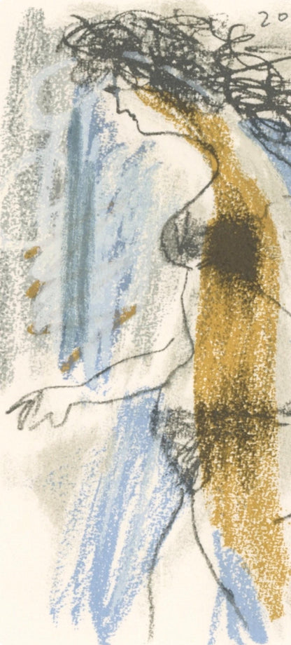 Pablo Picasso, 20.9.64. Ii (Cramer 148), Le Got Du Bonheur, Mixed Media Lithograph