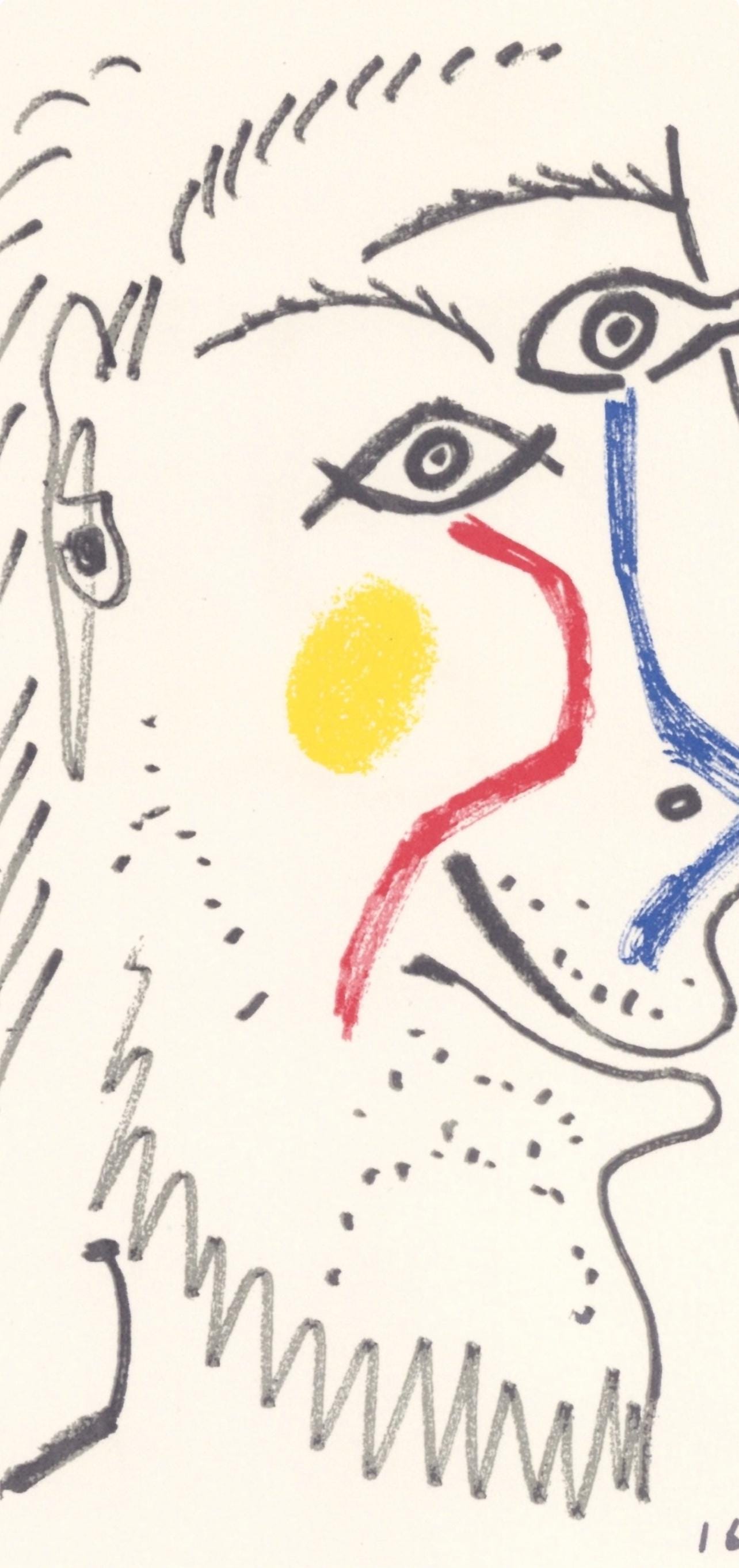 Pablo Picasso, Picasso, 16.5.64. V (Cramer 148), Le Got Du Bonheur, Mixed Media Lithograph