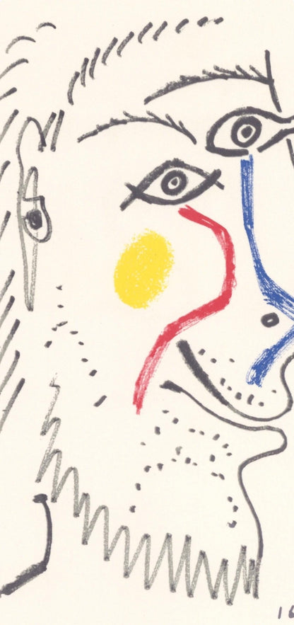 Pablo Picasso, Picasso, 16.5.64. V (Cramer 148), Le Got Du Bonheur, Mixed Media Lithograph