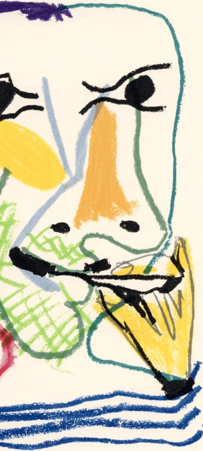 Pablo Picasso, 20.5.65.21. Iv (Cramer 148), Le Got Du Bonheur, Mixed Media Lithograph