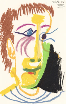 Pablo Picasso, 20.5.64. Viii (Cramer 148), Le Got Du Bonheur, Mixed Media Lithograph