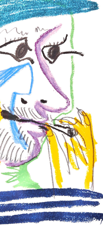 Pablo Picasso, 20.5.64. Ii (Cramer 148), Le Got Du Bonheur, Mixed Media Lithograph