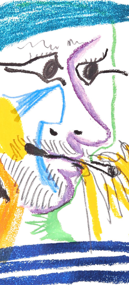 Pablo Picasso, 20.5.64. Ii (Cramer 148), Le Got Du Bonheur, Mixed Media Lithograph