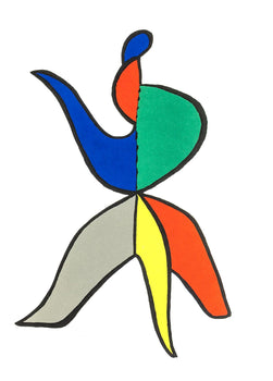 Alexander Calder, Le Bonnet Phrygien, Stabiles, Derrire Le Miroir, Lithograph