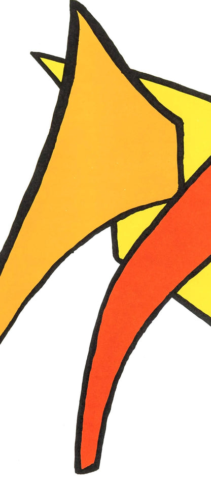 Alexander Calder, Porc Qui Pique, Stabiles, Derrire Le Miroir, Lithograph