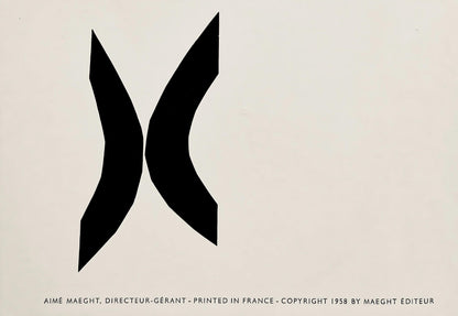 Ellsworth Kelly, Composition (Axsom Ia), Derrire Le Miroir, Lithograph
