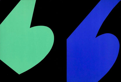 Ellsworth Kelly, Composition (Axsom Ia), Derrire Le Miroir, Lithograph