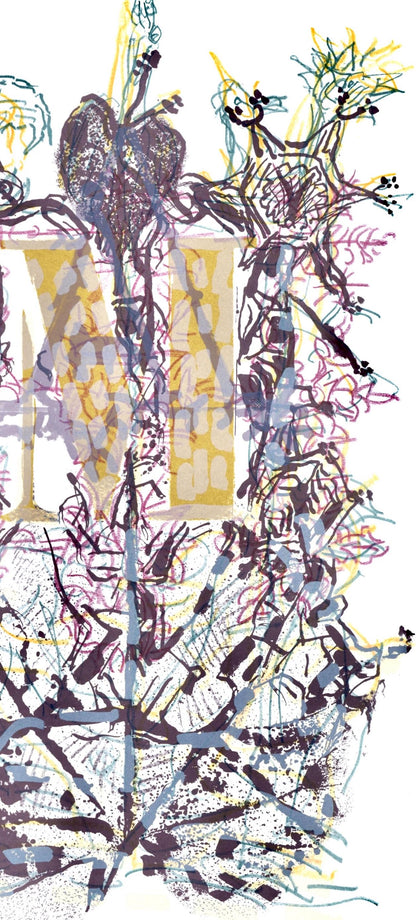 Jean-Paul Riopelle, Composition, Hommage Aim Et Marguerite Maeght, Derrire Le Miroir, Lithograph