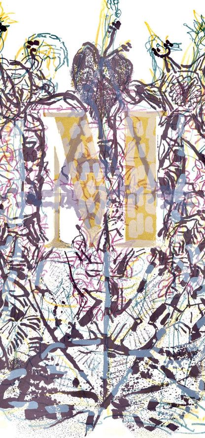 Jean-Paul Riopelle, Composition, Hommage Aim Et Marguerite Maeght, Derrire Le Miroir, Lithograph