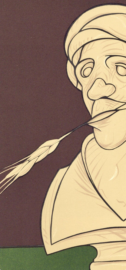 Valerio Adami, Composition, Hommage Aim Et Marguerite Maeght, Derrire Le Miroir, Lithograph