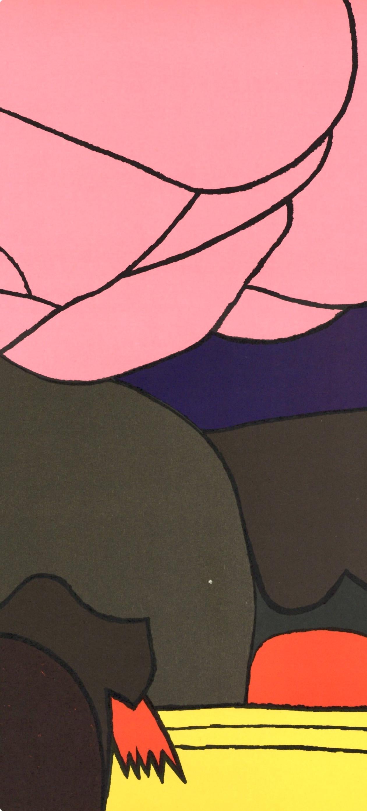 Joan Gardy-Artigas, Composition, Hommage Aim Et Marguerite Maeght, Derrire Le Miroir, Lithograph