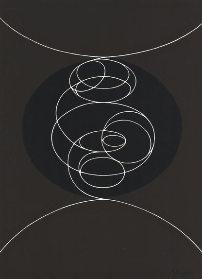 Pablo Palazuelo, Composition, Hommage Aim Et Marguerite Maeght, Derrire Le Miroir, Silkscreen