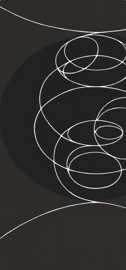 Pablo Palazuelo, Composition, Hommage Aim Et Marguerite Maeght, Derrire Le Miroir, Silkscreen