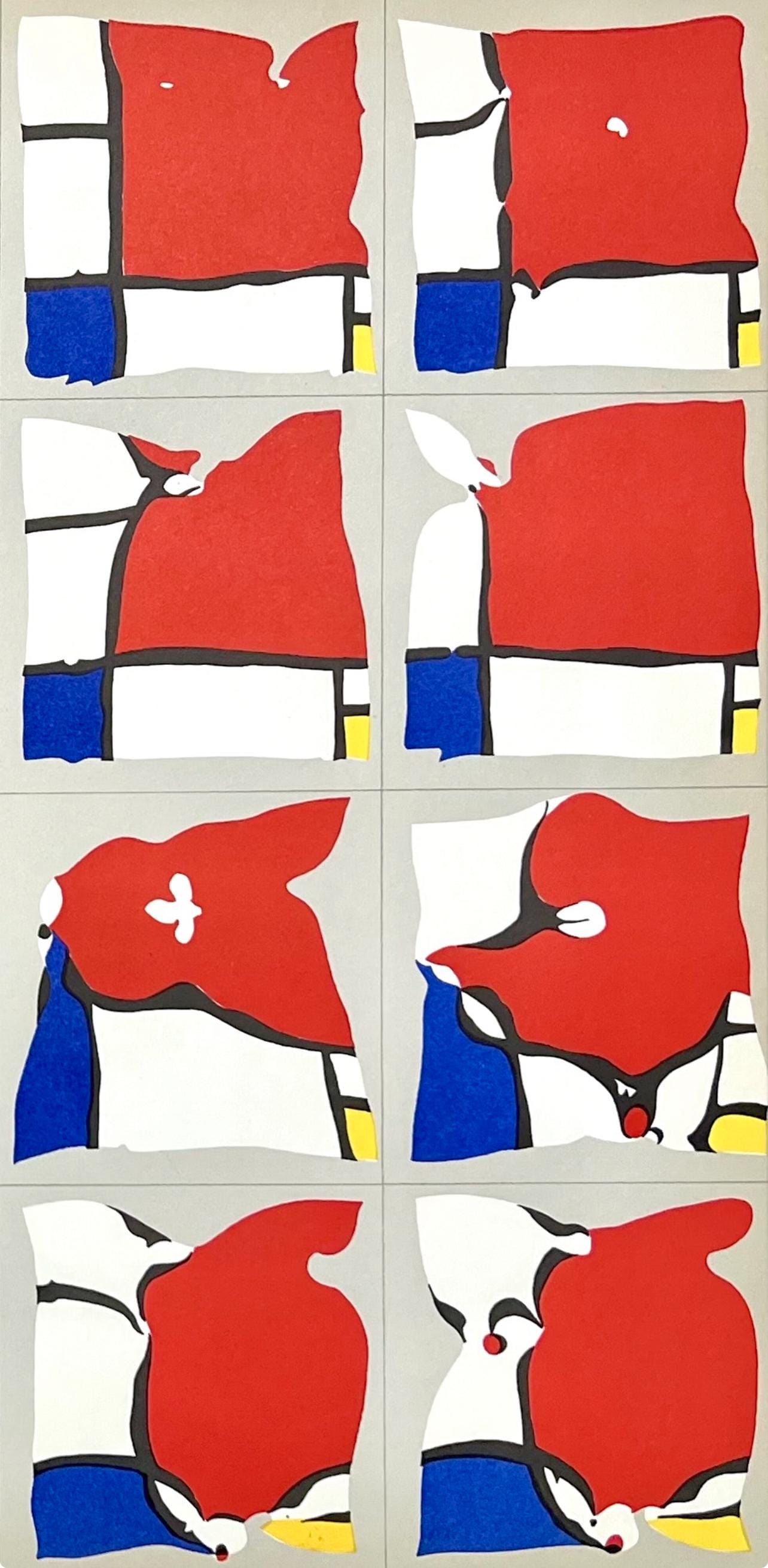 Pol Bury, Ramollissement De Mondrian, Hommage Aim Et Marguerite Maeght, Derrire Le Miroir,