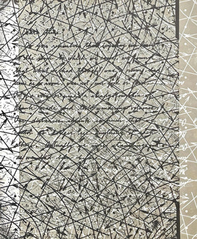 Shusaku Arakawa, Outside Blank, Hommage Aim Et Marguerite Maeght, Derrire Le Miroir, Lithograph