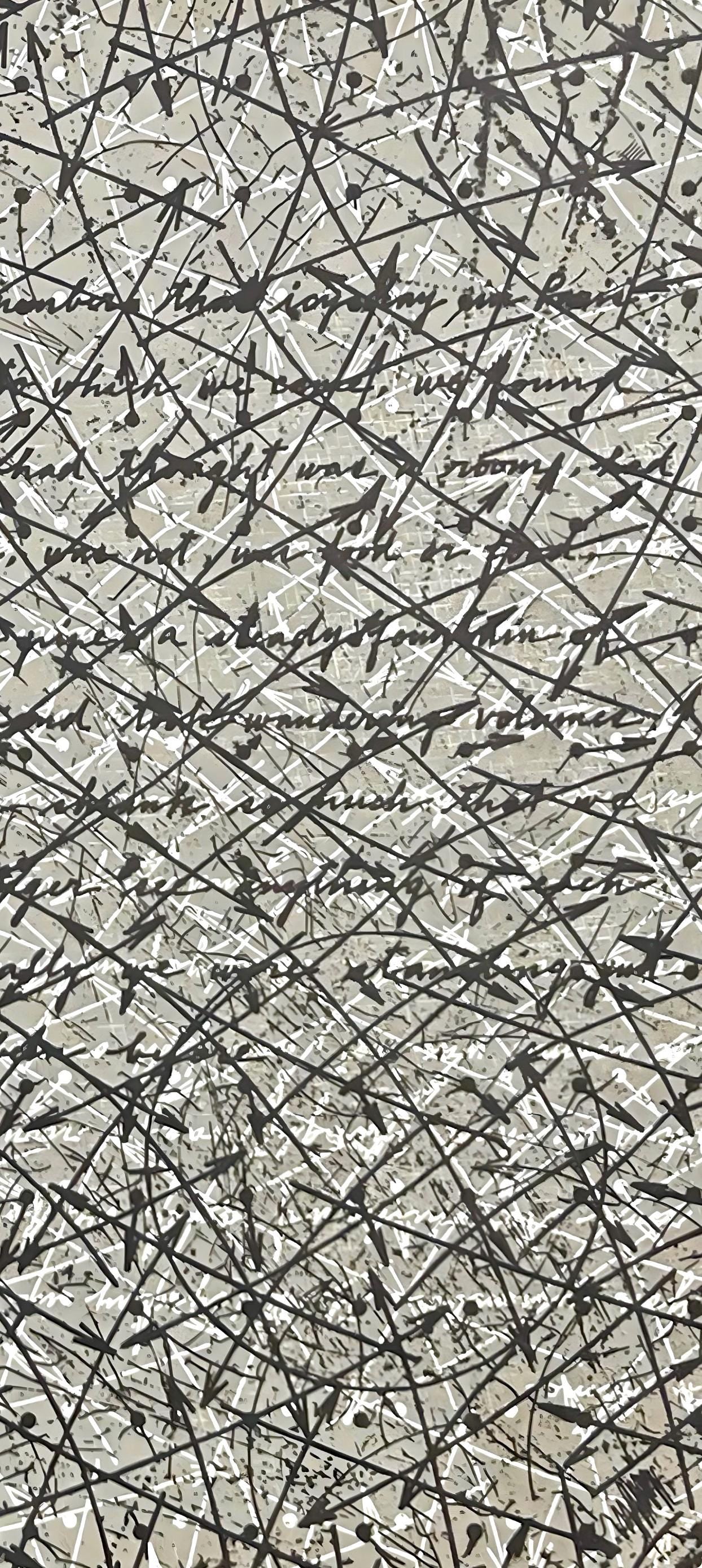 Shusaku Arakawa, Outside Blank, Hommage Aim Et Marguerite Maeght, Derrire Le Miroir, Lithograph