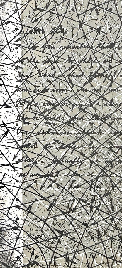 Shusaku Arakawa, Outside Blank, Hommage Aim Et Marguerite Maeght, Derrire Le Miroir, Lithograph