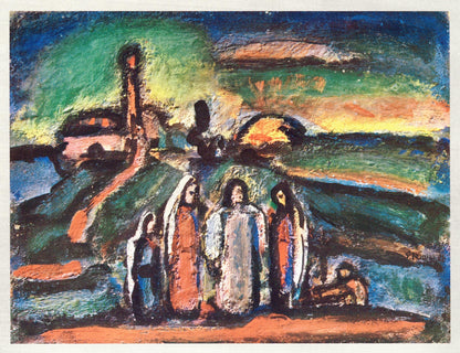 Georges Rouault, Coucher De Soleil, Stella Vespertina, Hliogravure