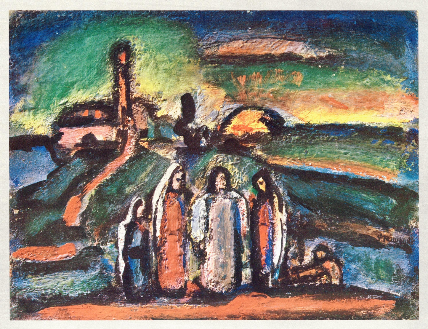 Georges Rouault, Coucher De Soleil, Stella Vespertina, Hliogravure