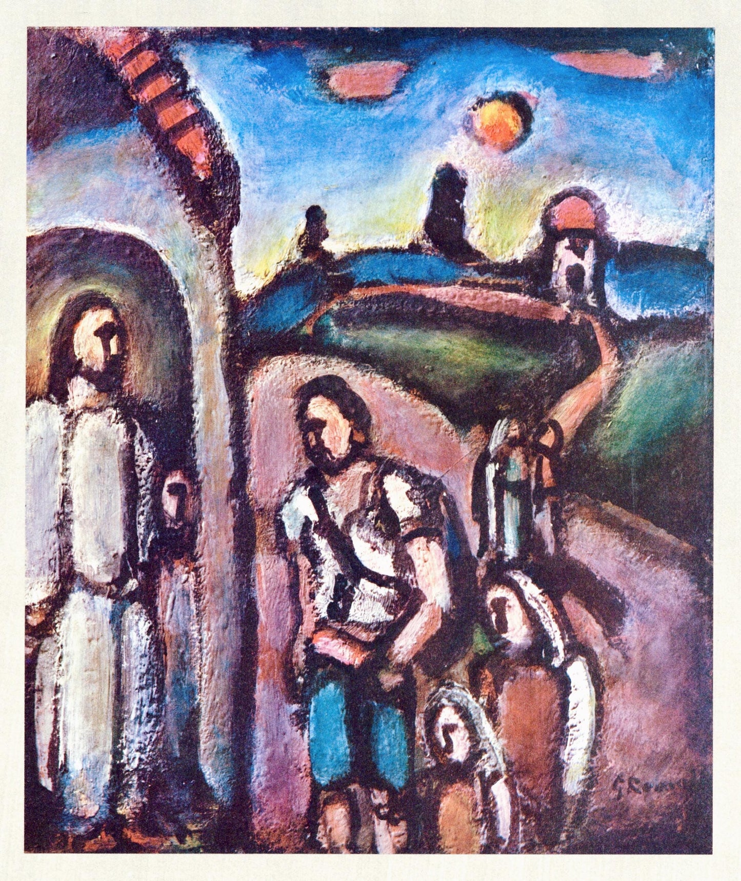 Georges Rouault, Vieux Faubourg, Stella Vespertina, Hliogravure