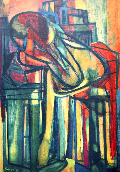 Maurice Estve, Femme Assise, Maurice Estve, Peintres D'Aujourd'Hui, Hliogravure