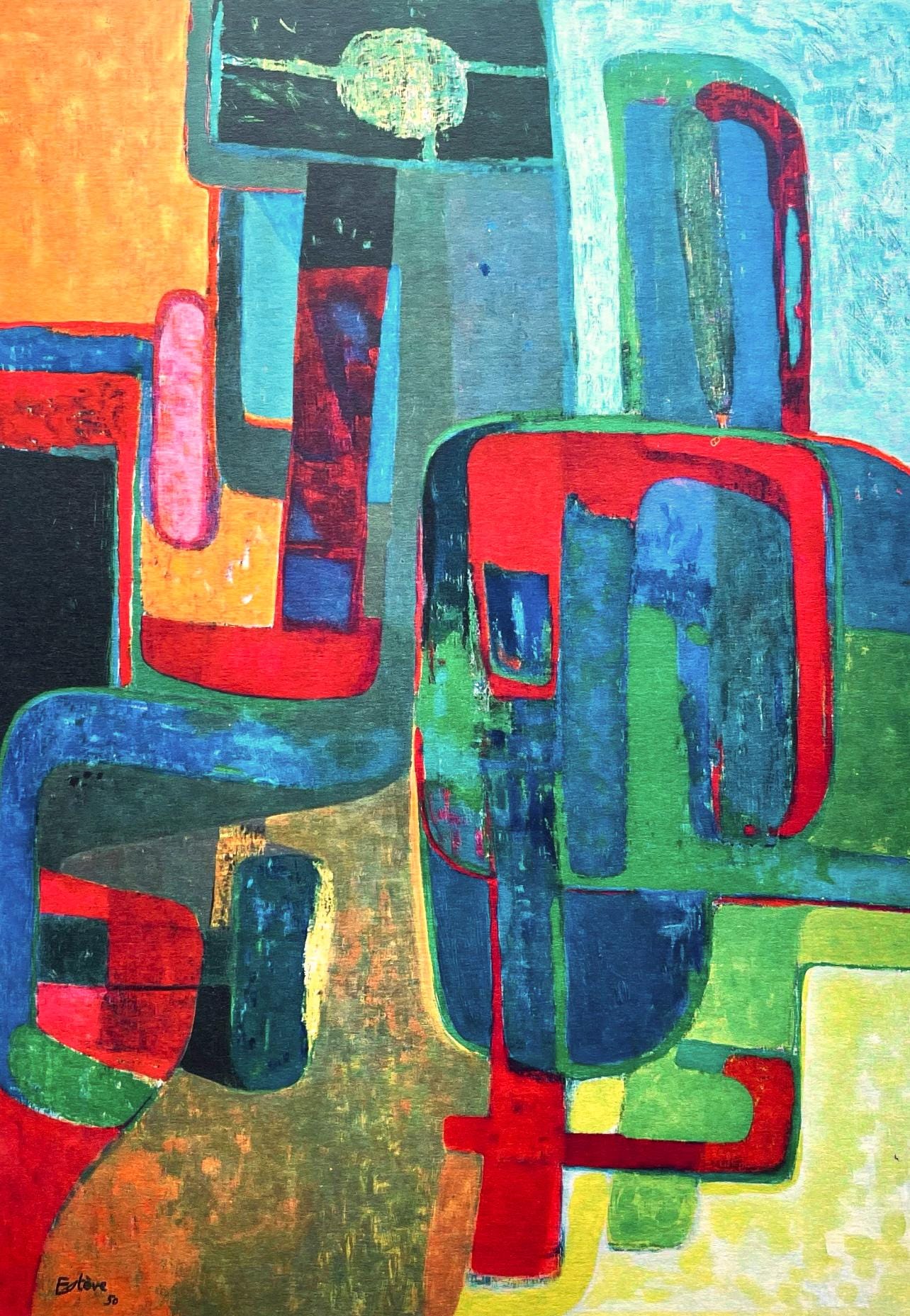 Maurice Estve, Le Lithographe, Maurice Estve, Peintres D'Aujourd'Hui, Hliogravure