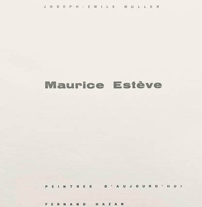 Maurice Estve, Friselune, Maurice Estve, Peintres D'Aujourd'Hui, Hliogravure