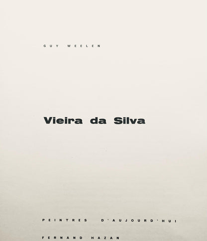 Vieira da Silva, La bataille des couteaux, Peintres d'aujourd'hui, Hliogravure