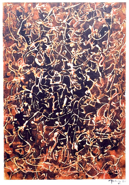Mark Tobey, Arabesque De La Nuit, Mark Tobey, Peintres D'Aujourd'Hui, Hliogravure