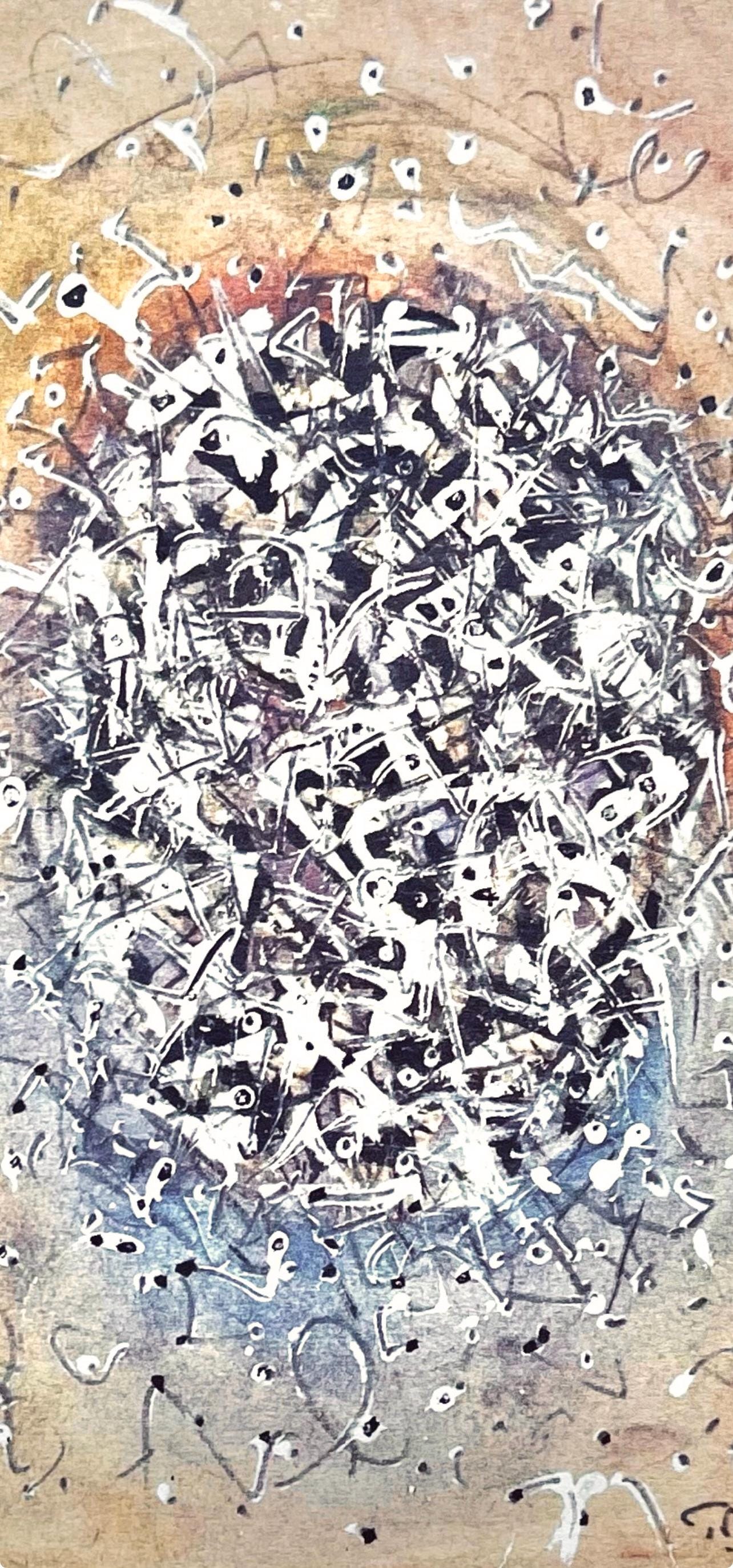 Hliogravure - Mark Tobey - Centre domin - Peintres d'aujourd'hui