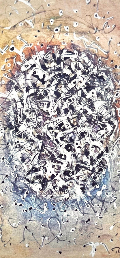Hliogravure - Mark Tobey - Centre domin - Peintres d'aujourd'hui