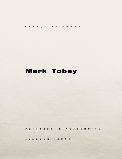 Hliogravure - Mark Tobey - Centre domin - Peintres d'aujourd'hui