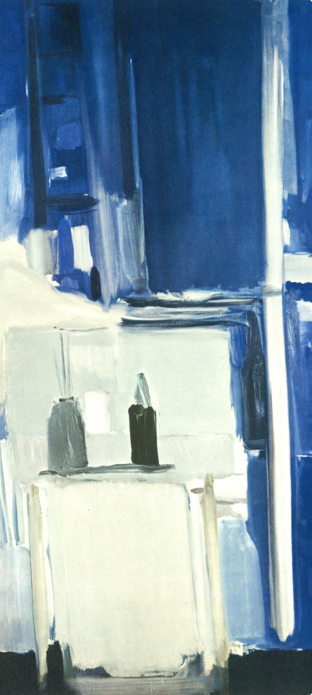 Nicolas De Stal, Coln D'Atelier, Fond Bleu, Peintres D'Aujourd'Hui, Hliogravure