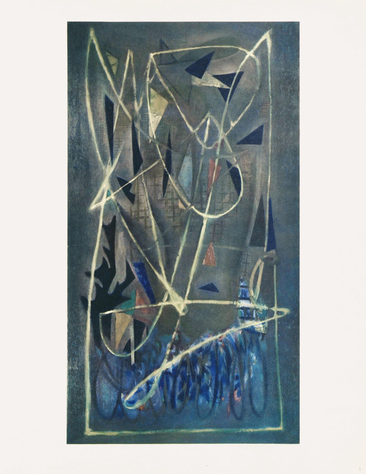 Nicolas De Stal, Composition, Nicolas De Stal, Peintres D'Aujourd'Hui, Hliogravure