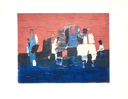 Nicolas De Stal, Les Petits Footballeurs, Peintres D'Aujourd'Hui, Hliogravure